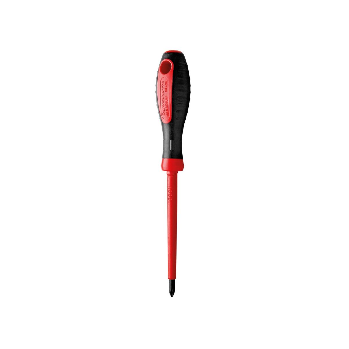 Chave Fenda Ponta Cruzada (Philips) Isolada 1000V Ph2 1/4X8Pol (6X200Mm) Cabo Dupla Injeção Preto/Vermelho - Tramontina
