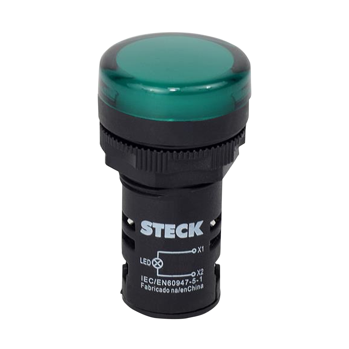 Sinaleiro Led Verde 380V - Steck