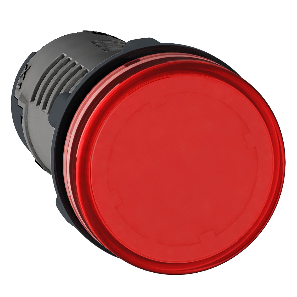 Sinaleiro Led Monobloco Plástico Vermelho 24Vca/Cc Ip65 22mm XA2EVB4LC - Schneider Electric