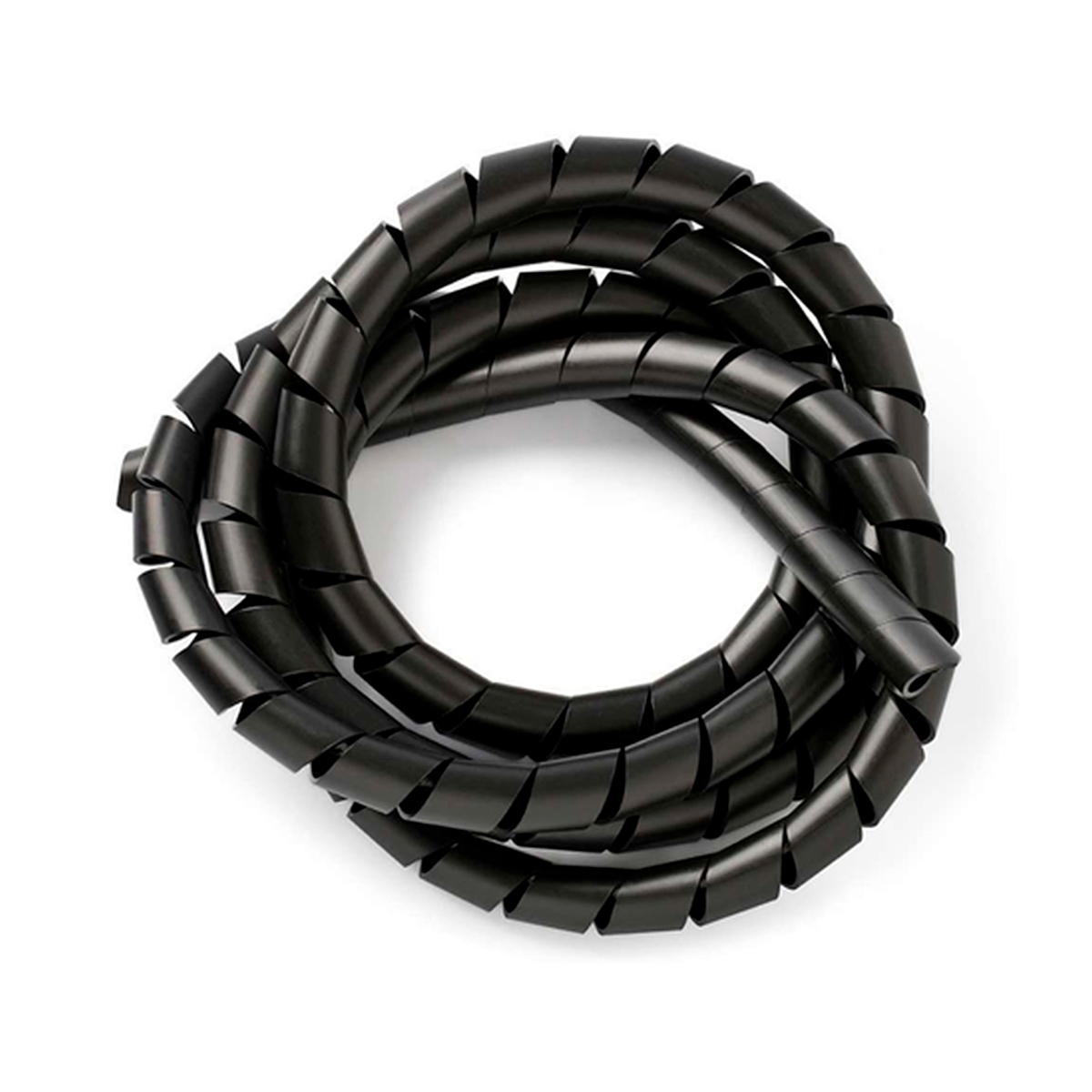 Organizador De Fio E Cabos 12,5mm 1,5 Metros Preto - Daneva