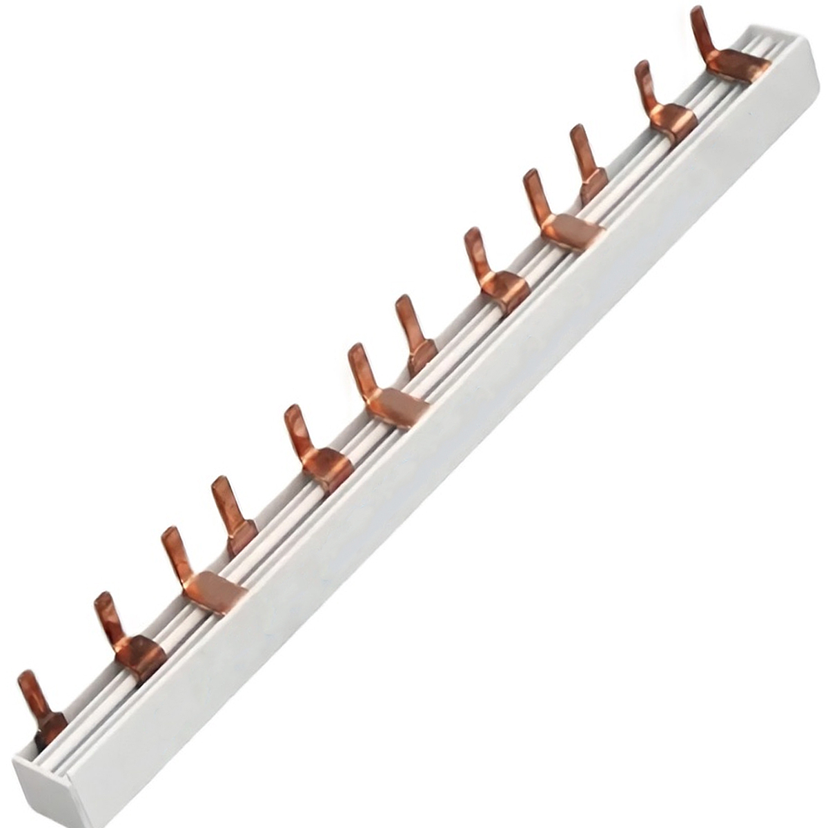 Barramento Norma Din Bifásico 63A 440V 12 Módulos BRB12D - Brum