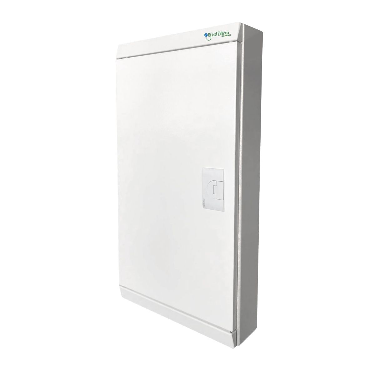 Quadro Distribuição Embutir Qde-18 18 Disjuntores 100A Branco Vertical Brum