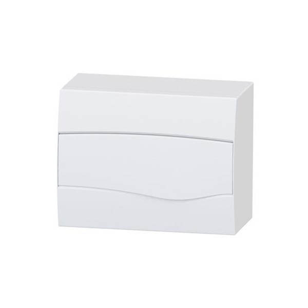 Centrinho Distribuição Sobrepor 12 Disjuntor Din Porta Opaca Sem Barramento Branco BR12SB - Brum