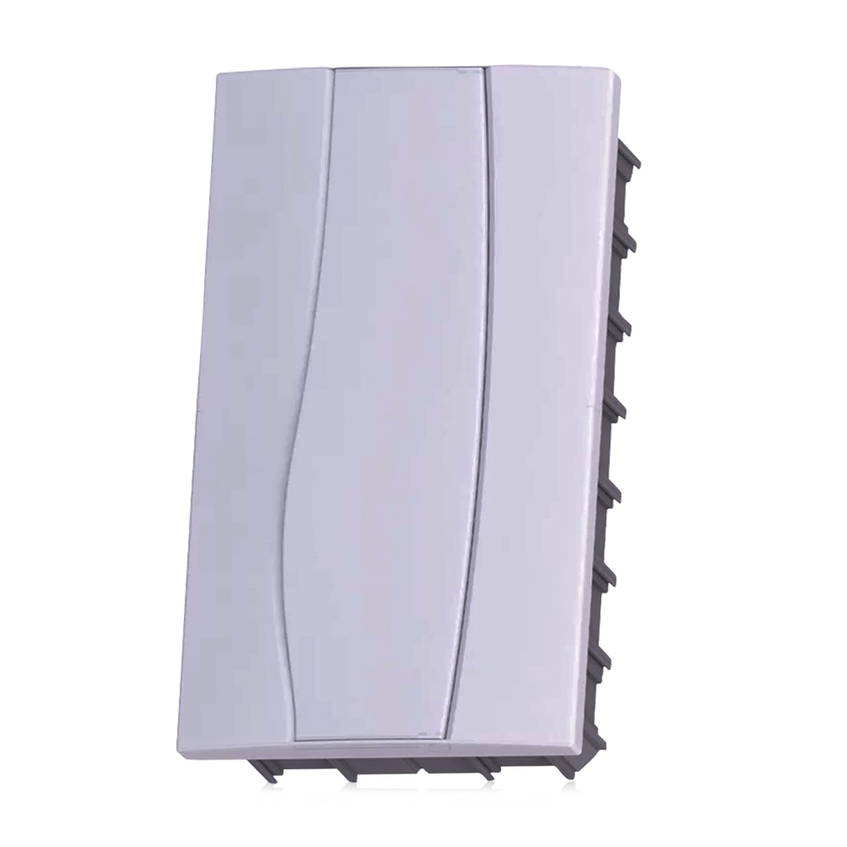 Centrinho Distribuição Embutir 18 Disjuntor Din Porta Opaca Sem Barramento Branco BR18B - Brum