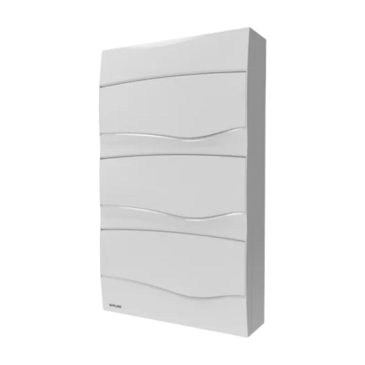 Centrinho Distribuição Sobrepor Para 36 Disjuntores Din Termoplástico Porta Opaca Sem Barramento Ip40 Branco Brum