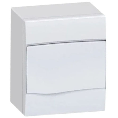 Centrinho Distribuição Sobrepor 5 Disjuntor Din Porta Opaca Sem Barramento Branco BR5SB - Brum