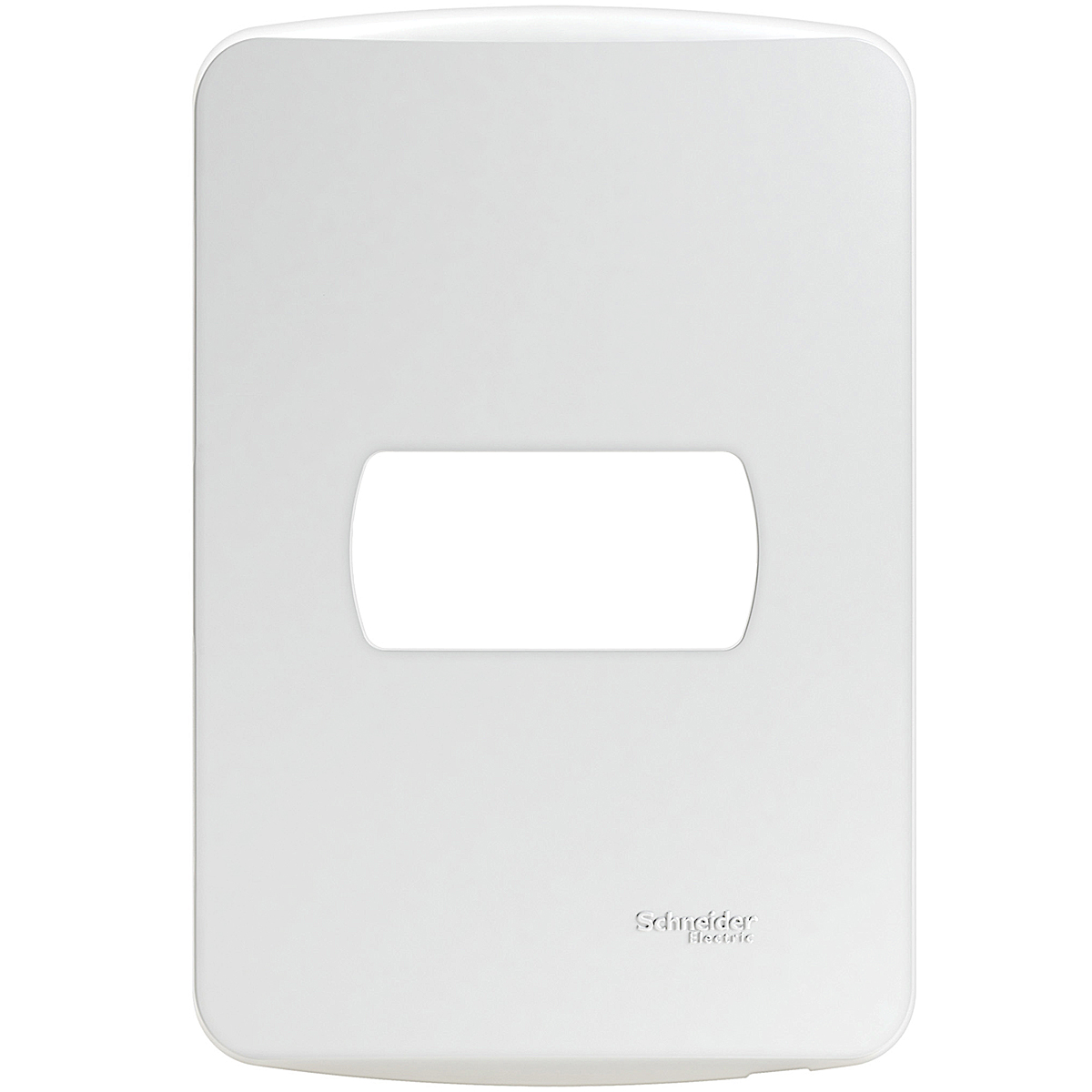 Placa Acabamento Horizontal 4X2 Miluz Bossa Branco Com Suporte - Schneider Electric