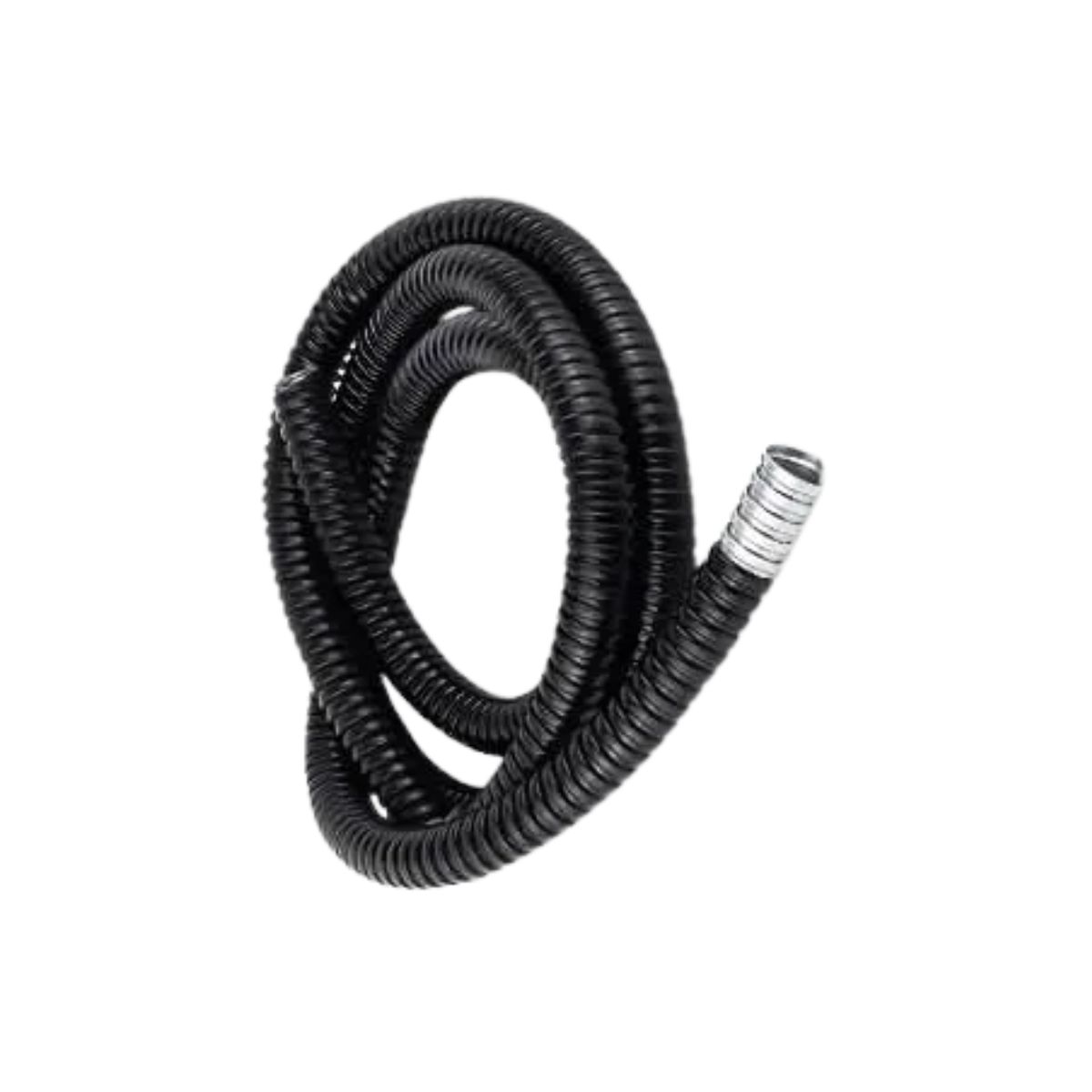 Eletroduto Flexível Fita Aço Espiral Zincado 1.1/2 Capa Pvc Preto 60G (Rl C/30M) - Ekoflex