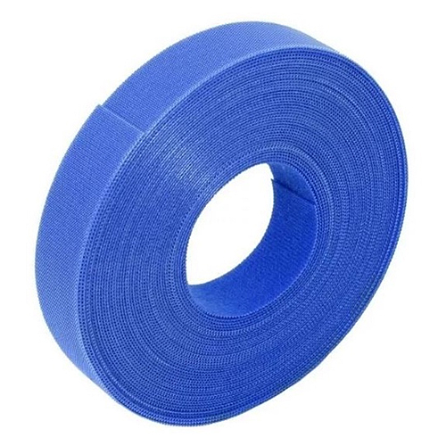 Fita Dupla Face Velcro 20mm 3 Metros Azul - Planet