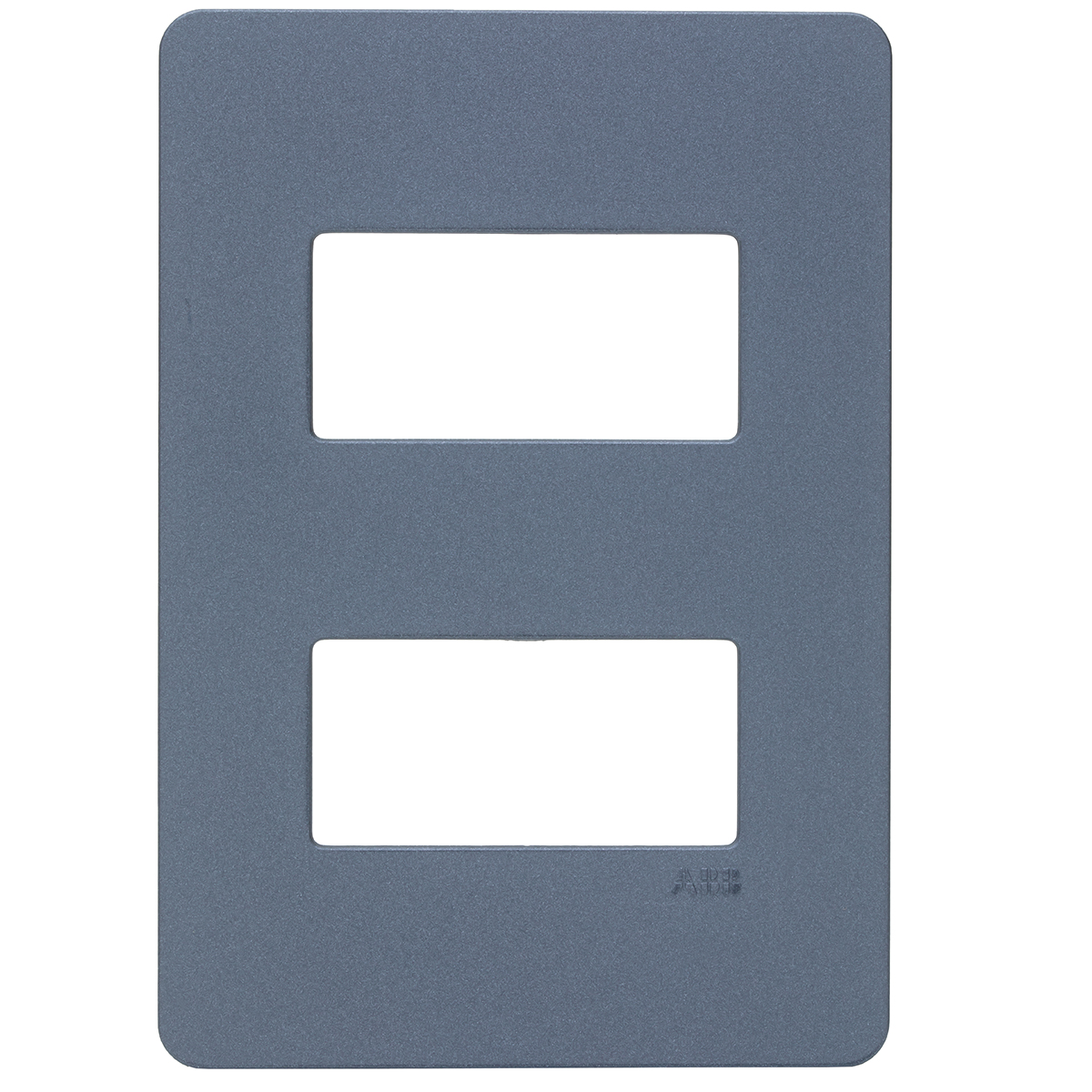Placa Acabamento 2 Postos Horizontal4X2 Unno Life Grafitte - ABB