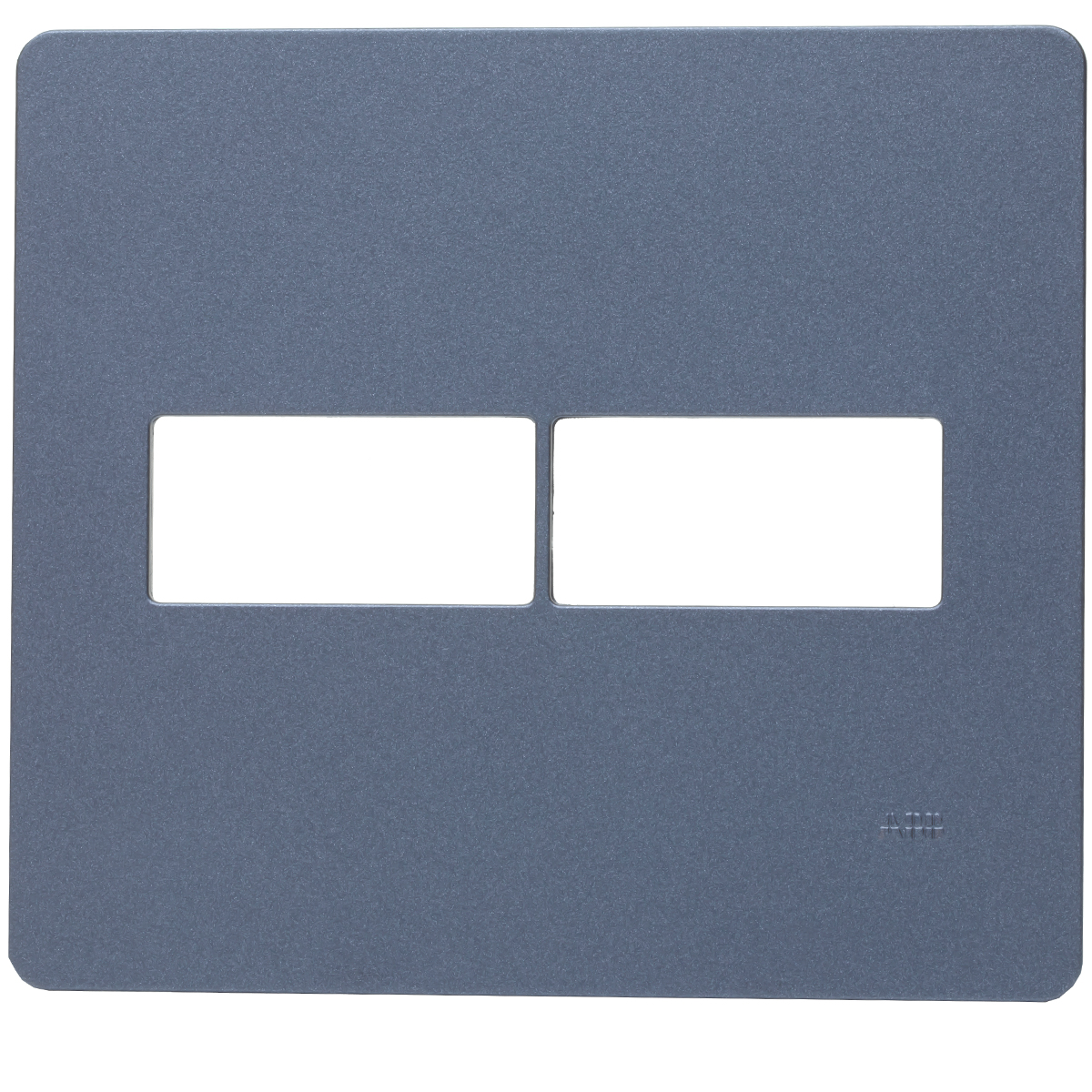 Placa Acabamento Grafitte 4x4 2 Módulos 1+1 Postos Unno Life - Abb