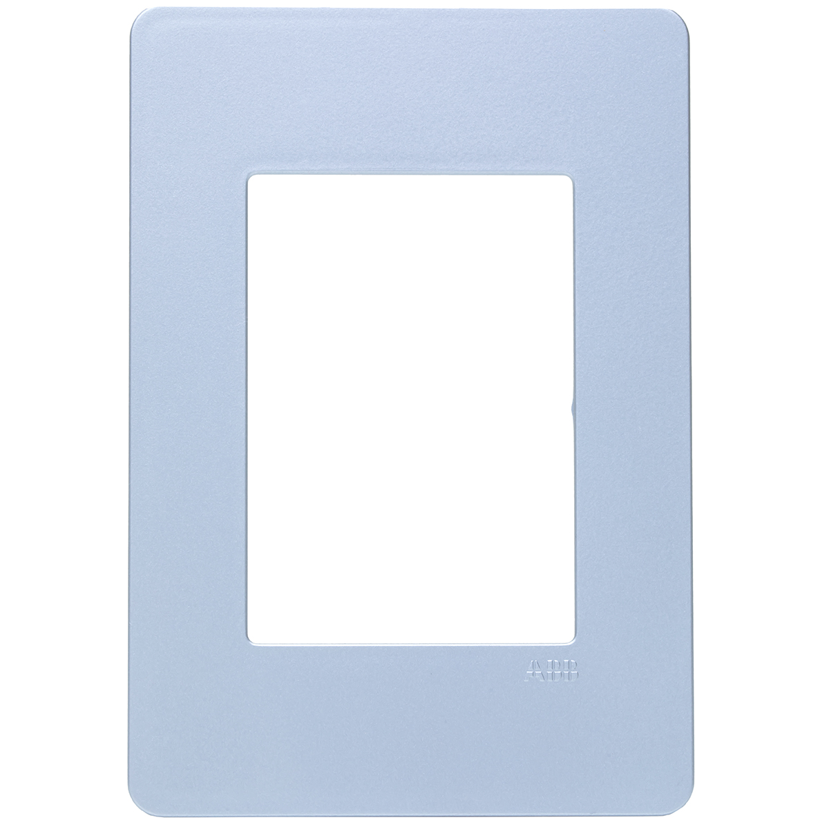 Placa Acabamento 3 Postos Horizontal 4X2 Unno Life Prata - ABB