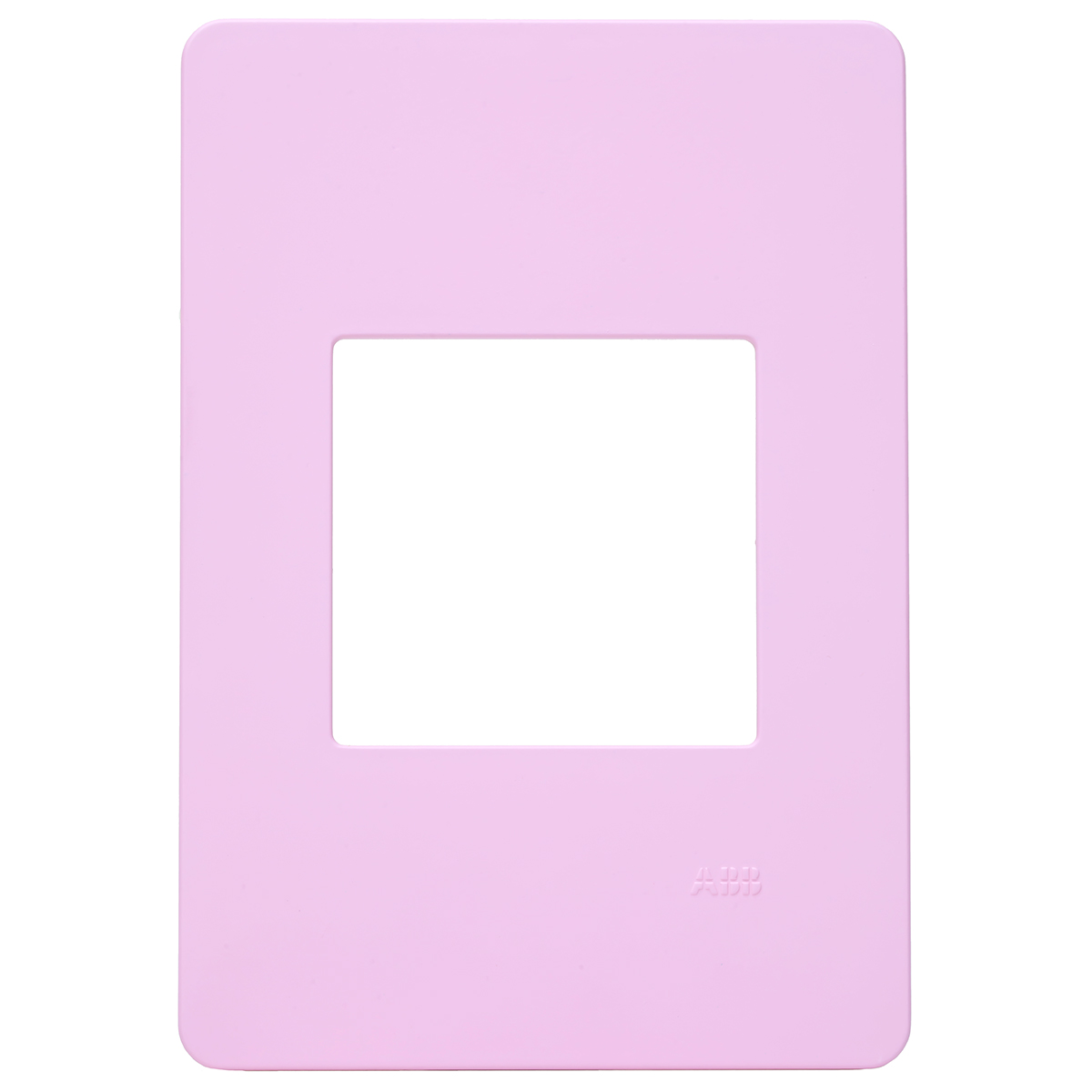 Placa Acabamento 2 Postos Horizontal 4X2 Unno Life Rosa - ABB