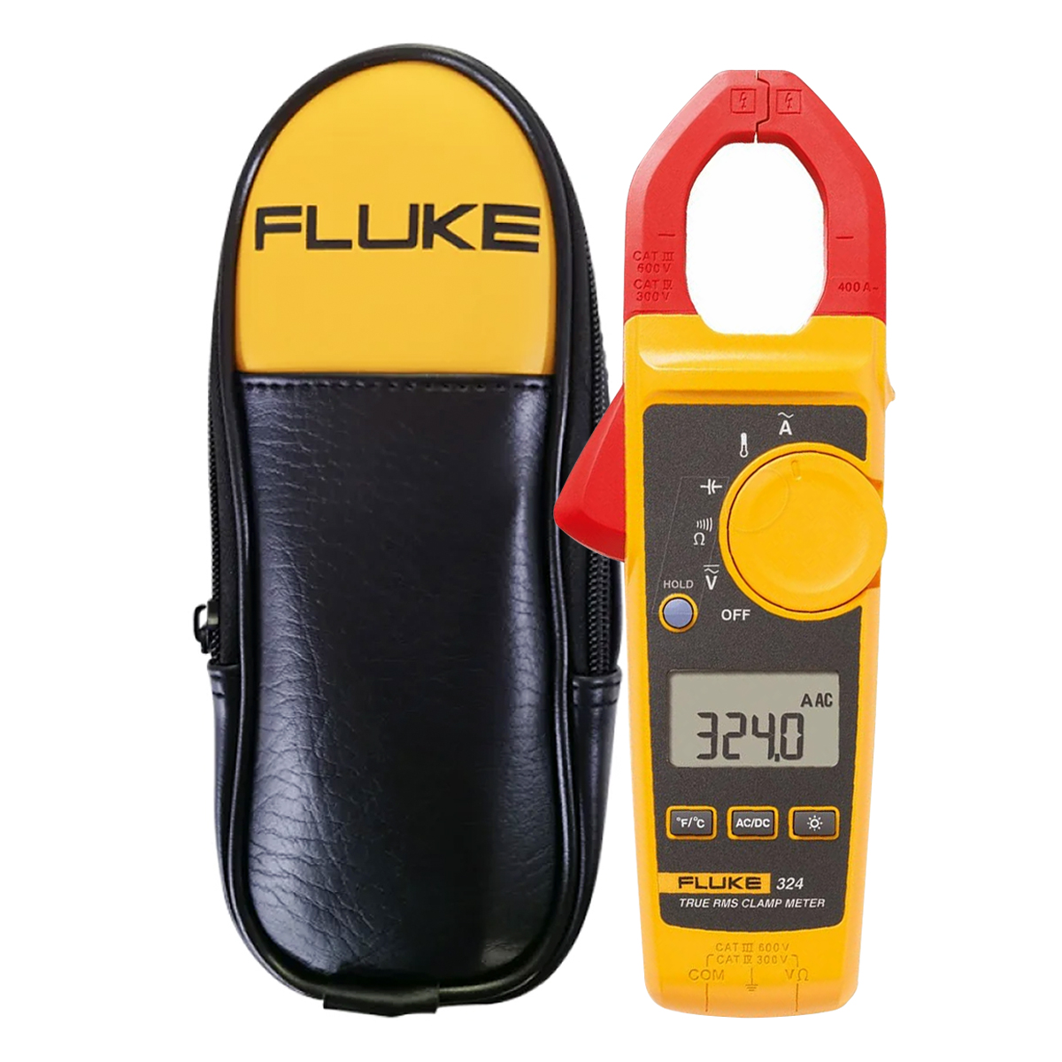 Alicate Amperímetro Digital Ac40.00/400A True-Rms - Fluke