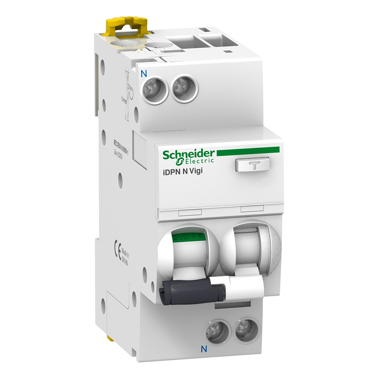 Disjuntor Dr 1P+N 30Ma 16A 220/240V Curva C  6Ka 50Hz A9D61616 - Schneider Electric