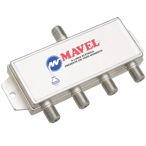 Divisor Alta 4 Saídas 900 - 2050Mhz - Mavel