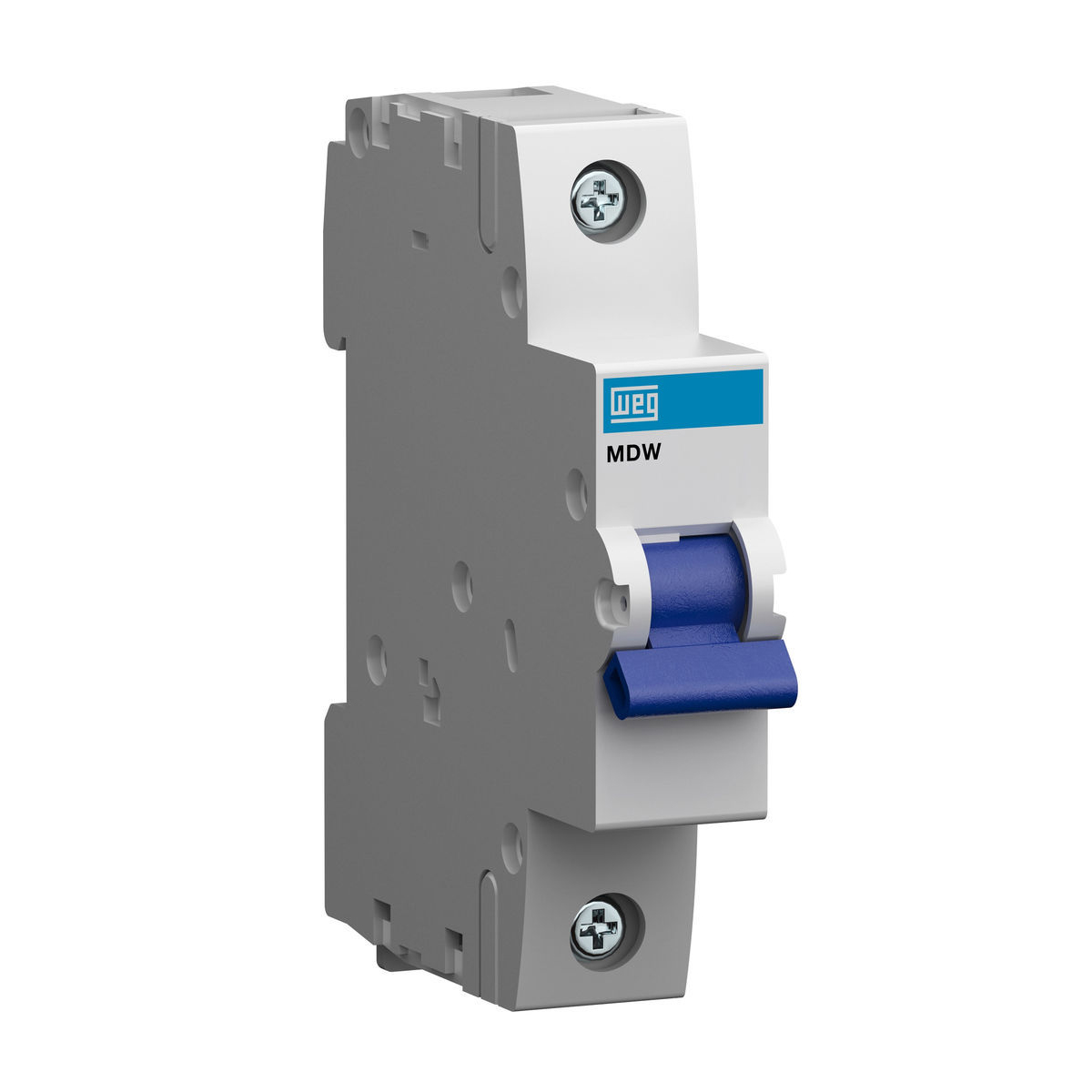 Disjuntor Mini Din Unipolar 16A Curva B 5Ka 230/400V MDW-B16 - WEG