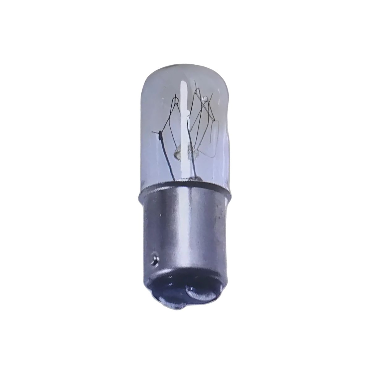 Lampada Incandescente Sinalizacao Tubular Clara 5w 12v Ba15d