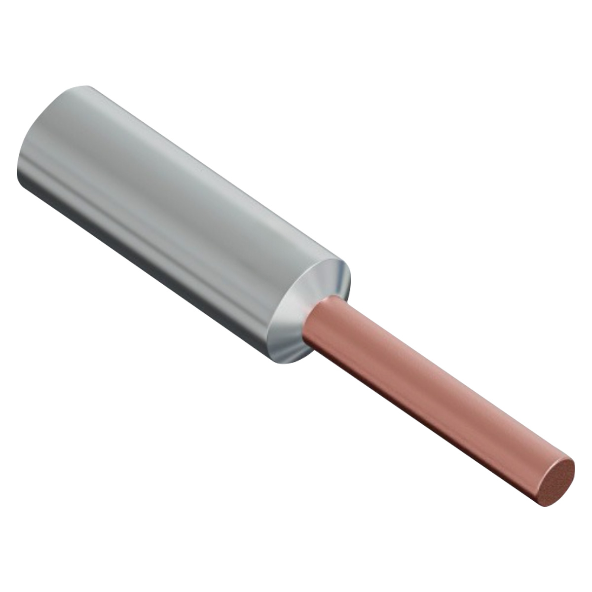 Terminal Borne Maciço Bimetálico 95Mm Furo 12,7Mm 71642 Intelli