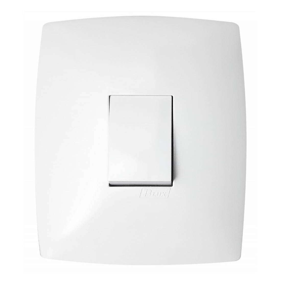 Conjunto 1 Interruptor Pulsador Minuteria Vertical 10A 4X2 Home Branco - Blux