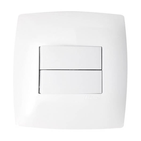 Conjunto 2 Interruptores Simples 10A 4X2 Home Branco - Blux