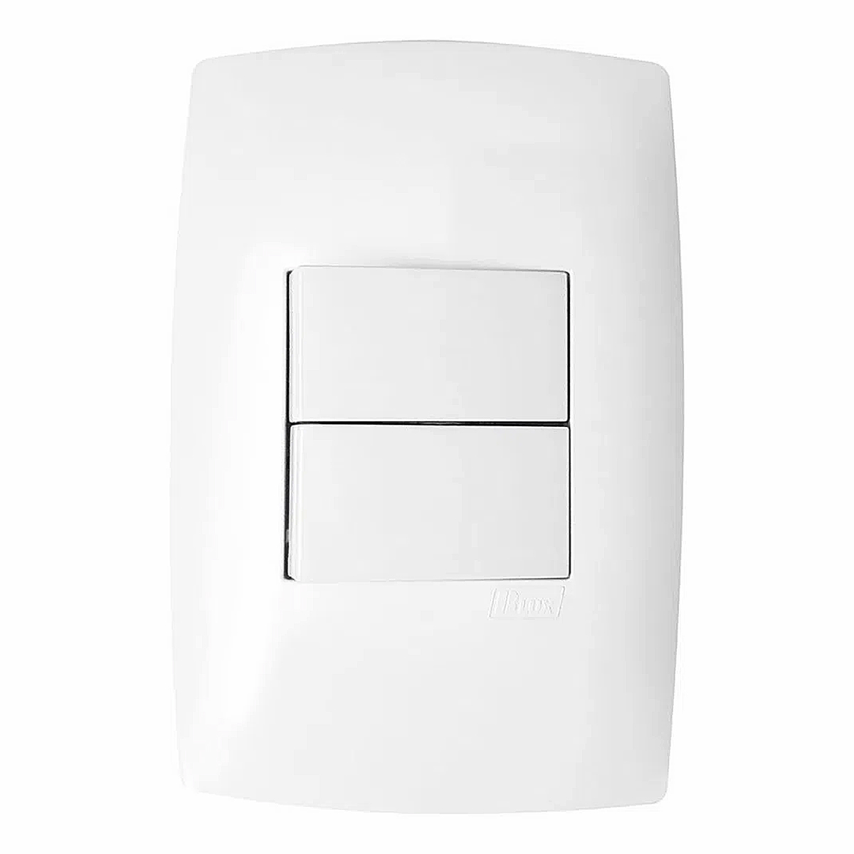 Conjunto 2 Interruptores Paralelos 10A 4X2 Home Branco - Blux