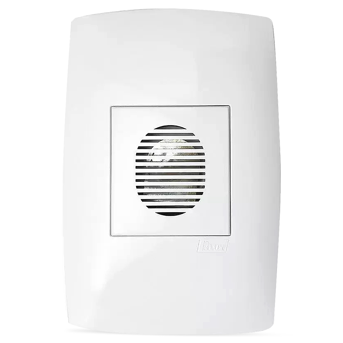 Conjunto Campainha Cigarra 10A Bivolt Com Placa 4X2 Branco Home - Blux