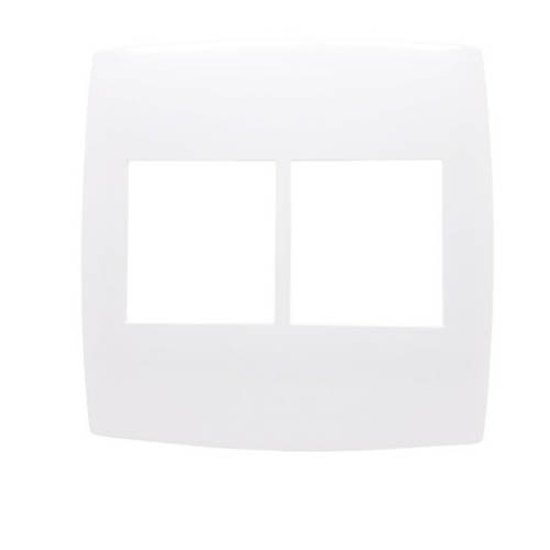 Placa Acabamento 4 Postos 4X4 Home Branco - Blux