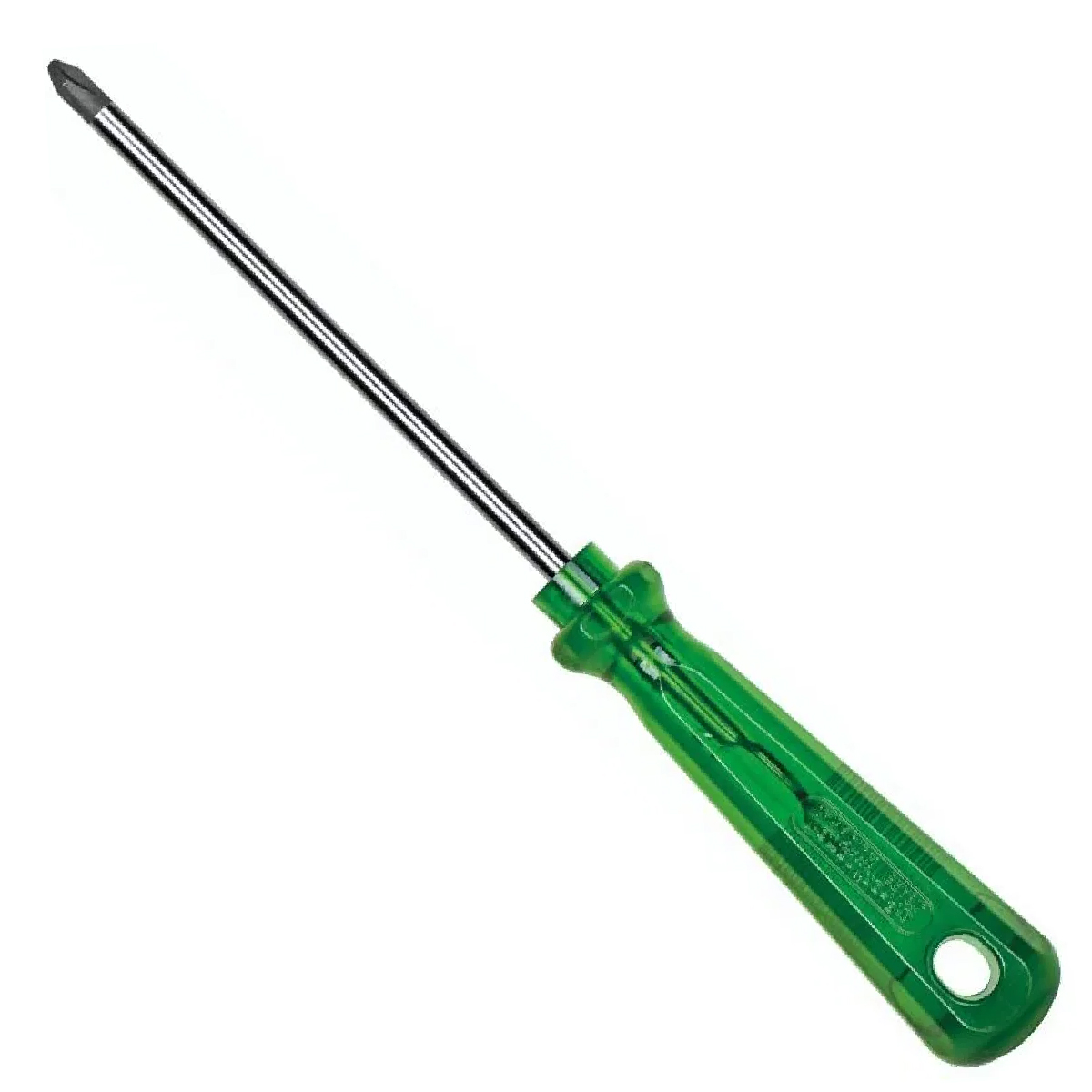 Chave Fenda Ponta Cruzada Philips Ph1 3/16x4 Polegadas 5x100Mm Cabo Sextavado Verde - Tramontina