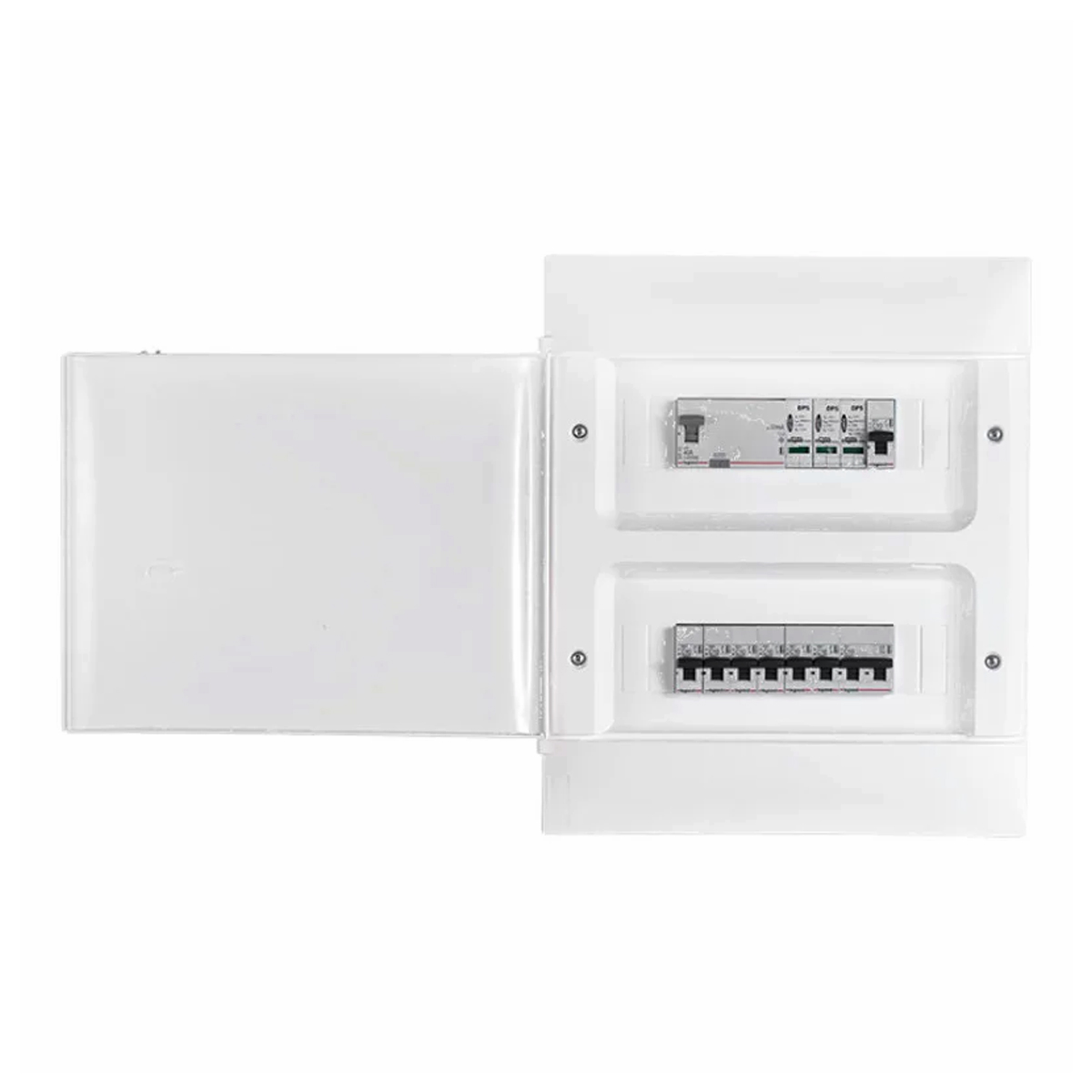 Quadro Distribuição Sobrepor Até 24 Disjuntores Din Practibox Porta Branca Sem Barramento - Pial Legrand