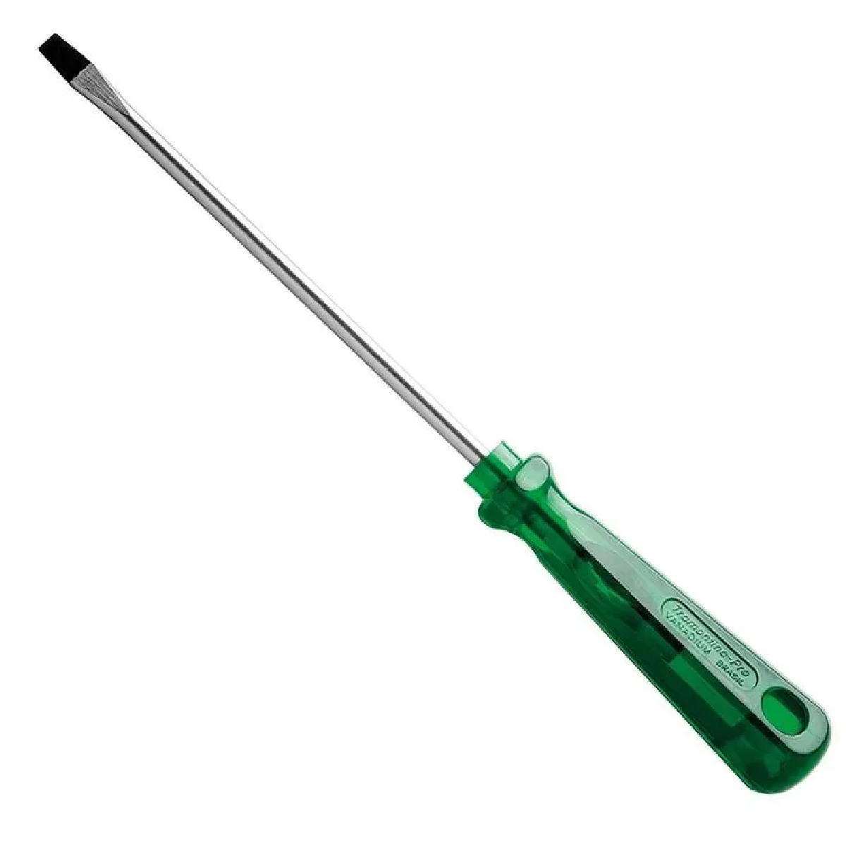 Chave Fenda Simples 1/8x6 Polegadas 3x150Mm Cabo Sextavado Verde Magnetizada - Tramontina