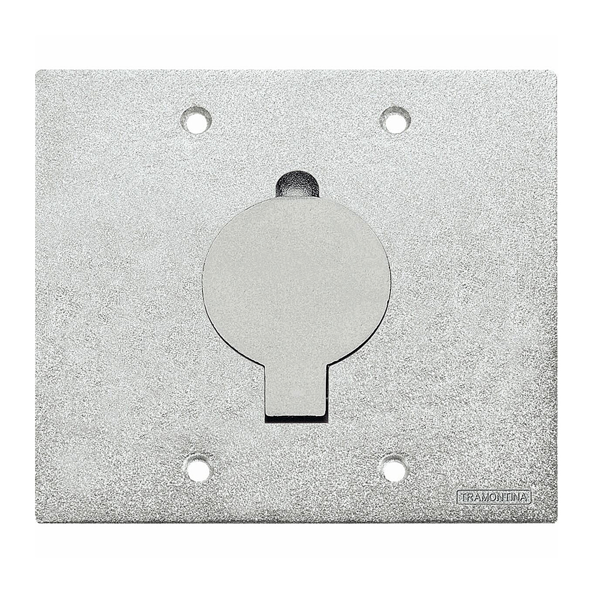 Tampa Unha Simples 4X4 Cromado - Tramontina