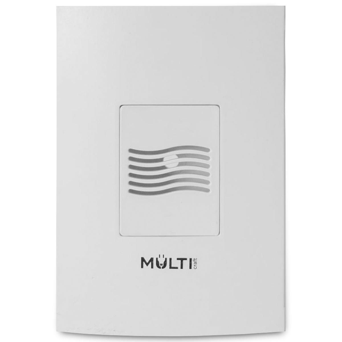 Campainha Eletrônica Com Fio Branco Bivolt Cigarra Embutir - Multicraft