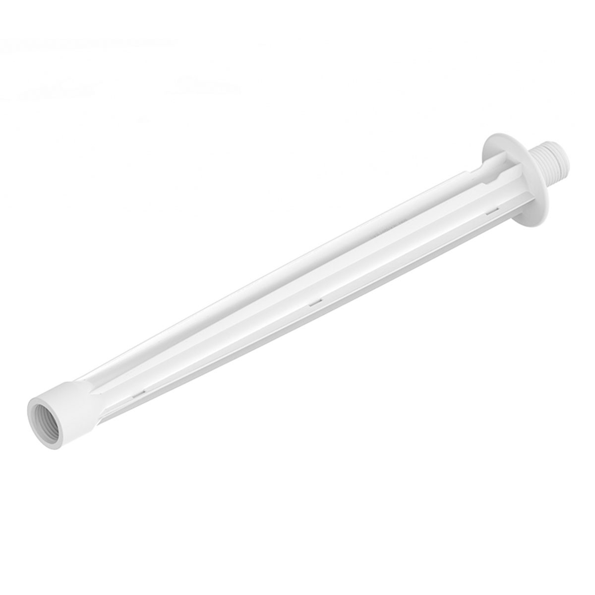 Braço Para Chuveiro Pvc 1/2 Polegadas 40Cm Branco - Enerbras