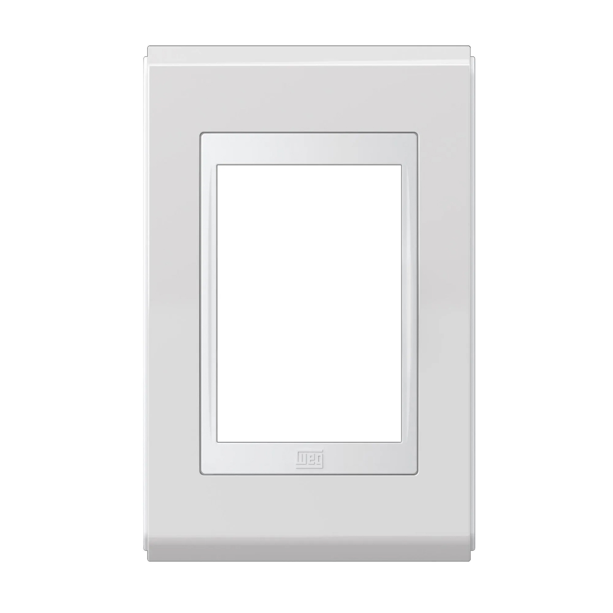 Placa Acabamento 3 Postos Branco Refinatto Style 4X2 13803804 - WEG