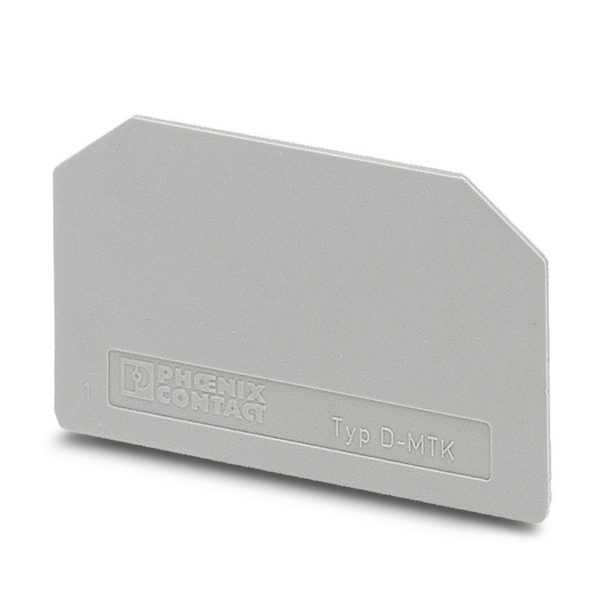 Tampa Para Conector Elétrico D-Mtk Terminal Cinza Poliamida - Phoenix