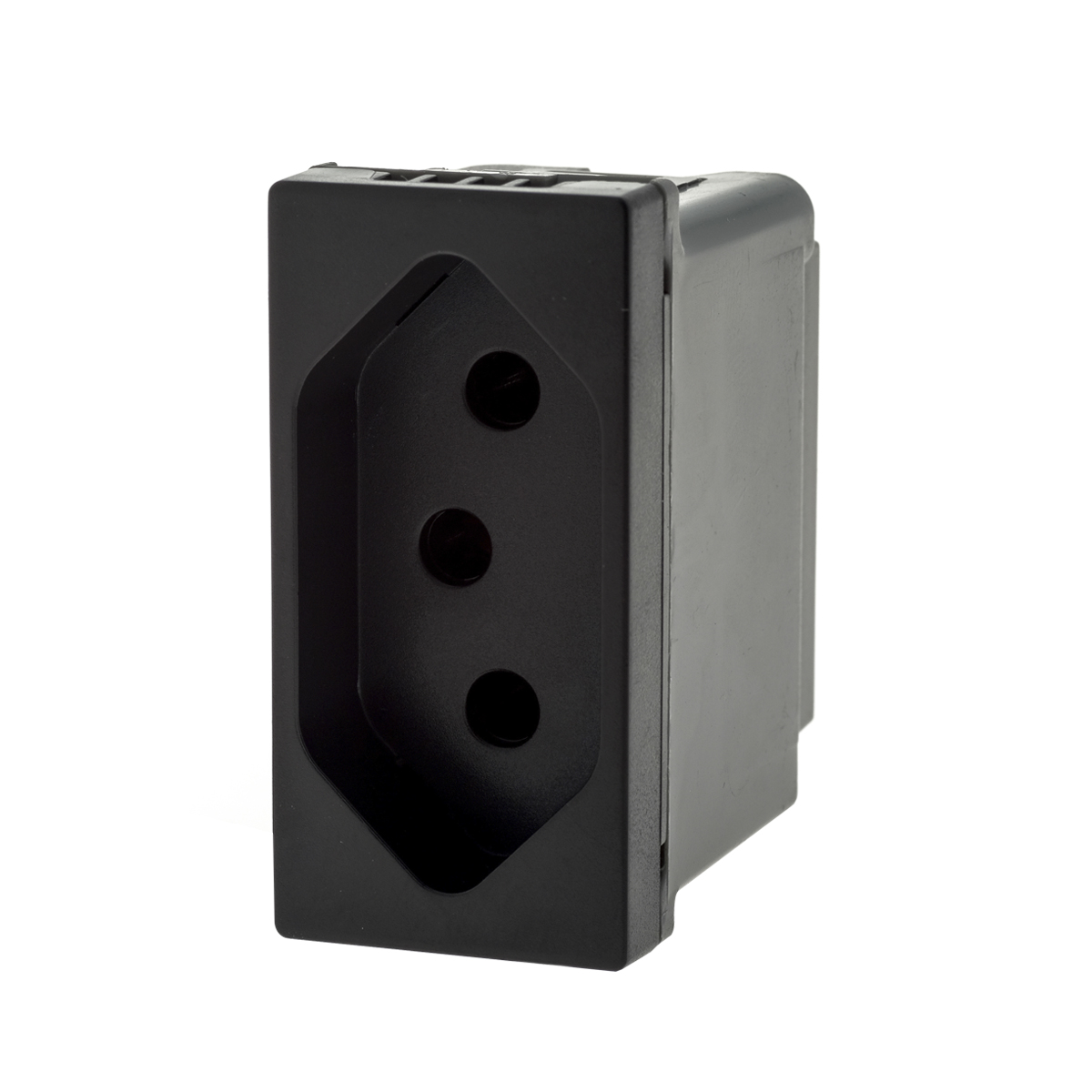 Módulo Tomada 10A Preto - Pialplus+