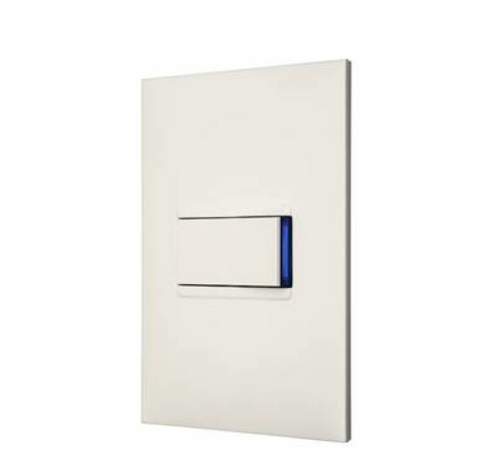 Conjunto 1 Interruptor Paralelo Horizontal 10A 4X2 Branco - Pialplus+