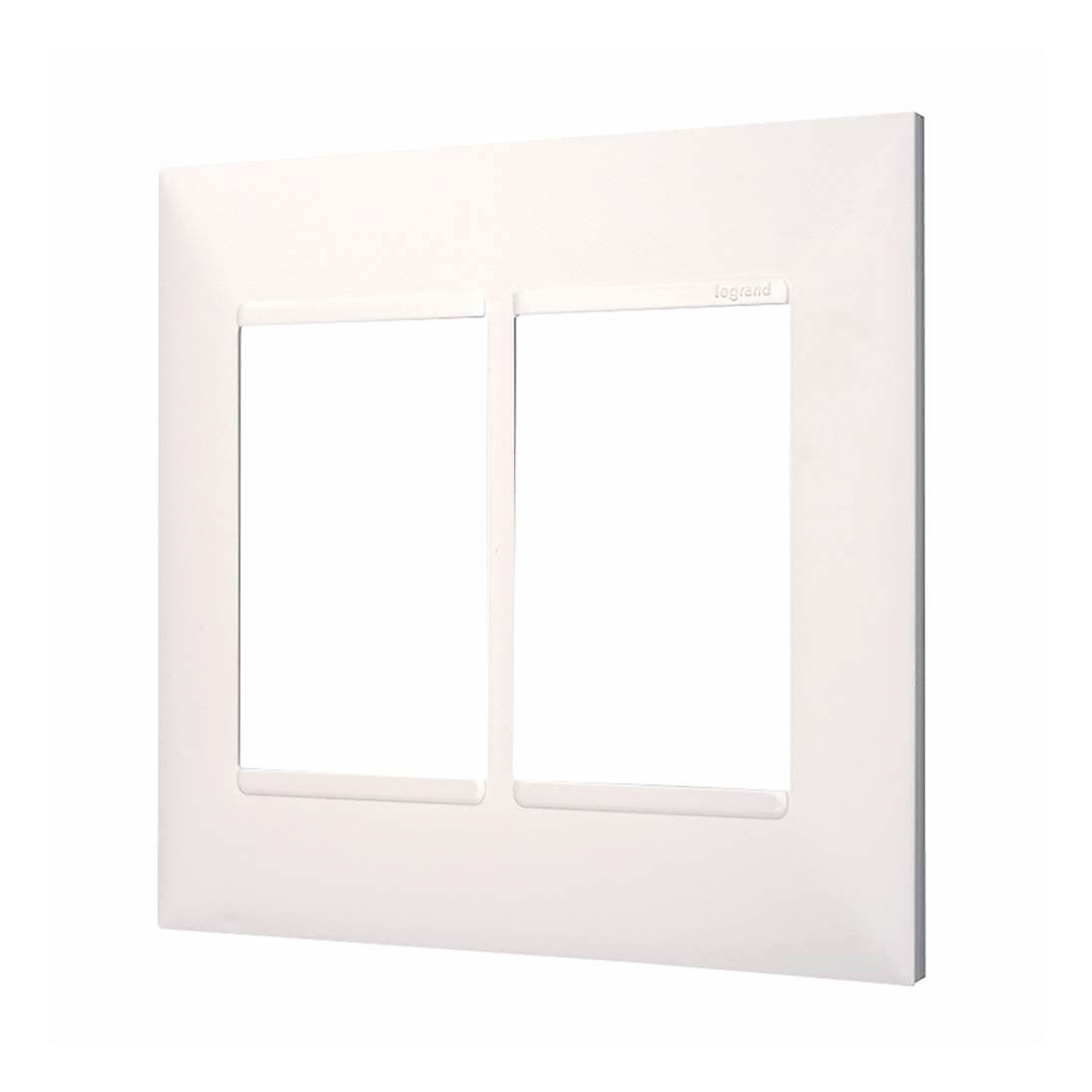 Placa Acabamento 6 Postos Horizontal 4x4 Branco - Pialplus+