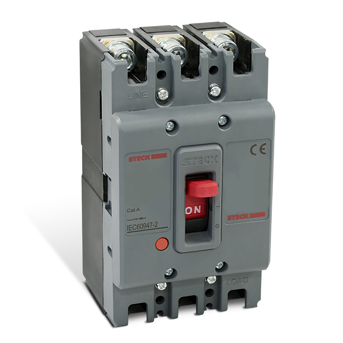 Disjuntor Caixa Moldada Tripolar 160A 35Ka 400/415V SDJS160 - Steck