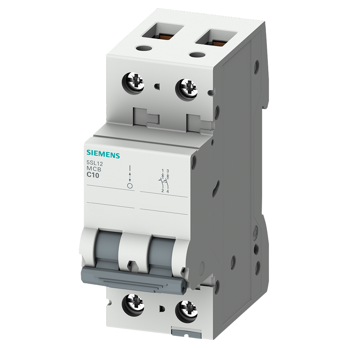 Disjuntor Mini Din Bipolar 16A Curva B 4,5Ka 220/380V 5SL12166MB Siemens