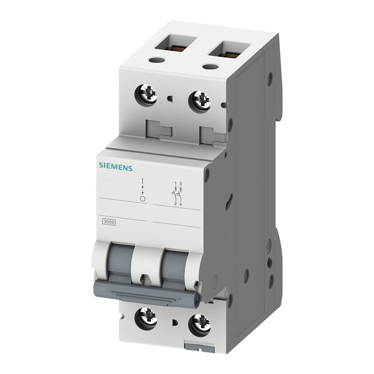 Disjuntor Mini Din Bipolar 16A Curva C 4,5Ka 220/380V 5SL12167MB - Siemens