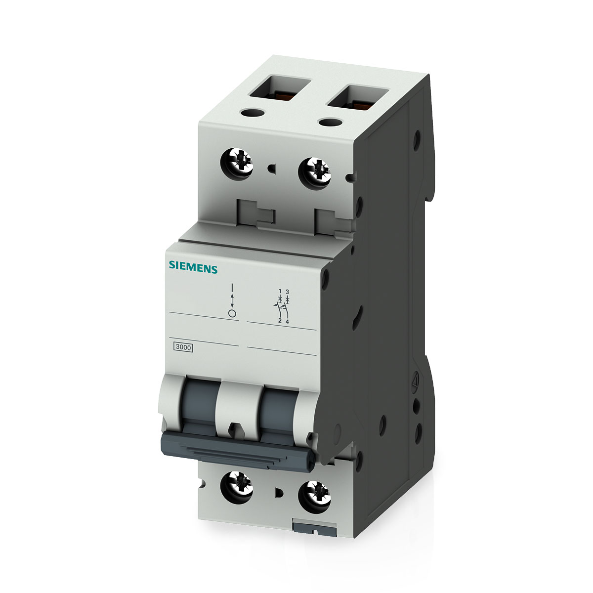 Disjuntor Mini Din Bipolar 50A Curva C 4,5Ka 220/380V 5SL12507MB - Siemens