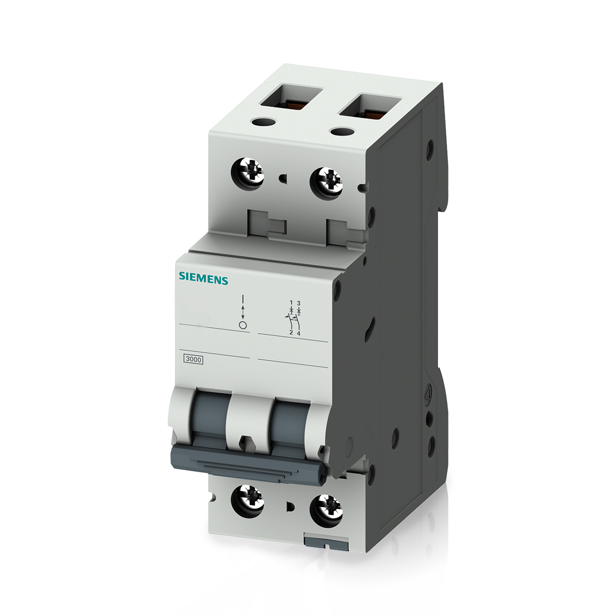 Disjuntor Mini Din Bipolar 80A Curva C 4,5Ka 220/380V 5SL12807MB - Siemens