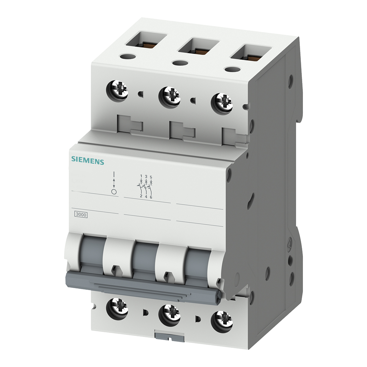 Disjuntor Mini Din Tripolar 40A Curva C 4,5Ka 220/380V 5SL13407MB - Siemens