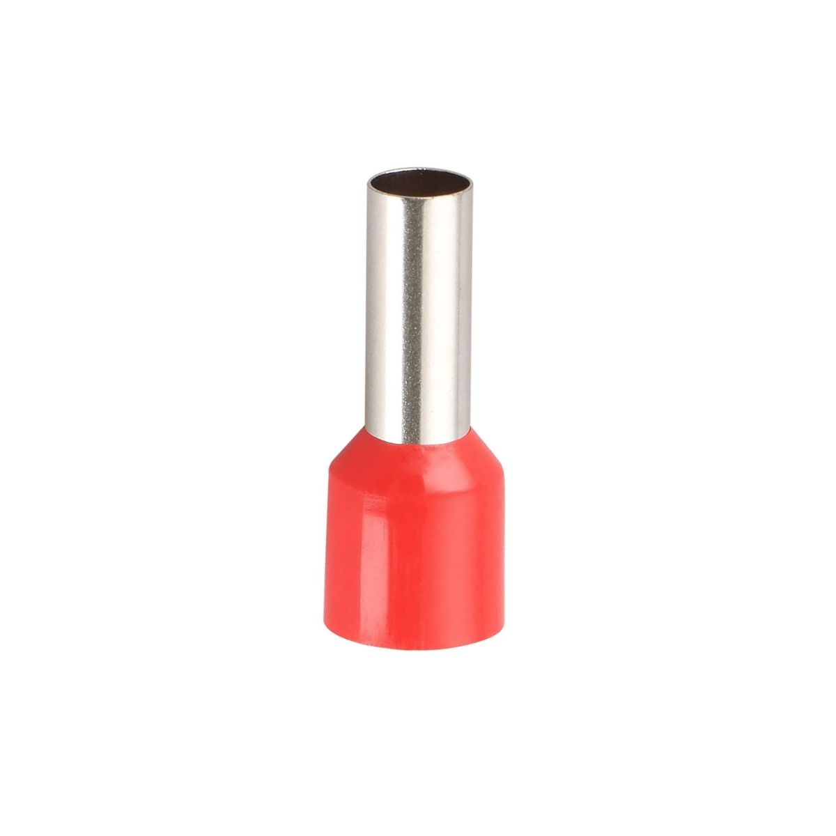 Terminal Tubular (Ilhos) 10Mm (7Awg) Pré-Isolado Vermelho - Intelli
