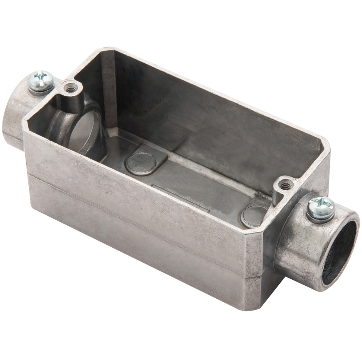 Condulete Alumínio Fixo Tipo C 1/2 Polegadas Sem Rosca Sem Pintura Sem Tampa Sem Vedação - Wetzel