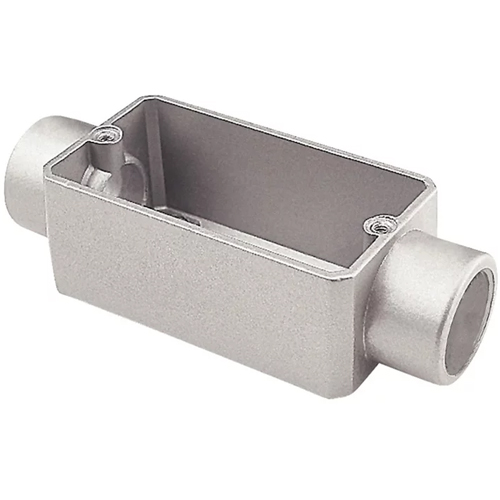 Condulete Alumínio Fixo Tipo C 1 Polegada Sem Rosca Sem Pintura Sem Tampa Sem Vedação - Wetzel