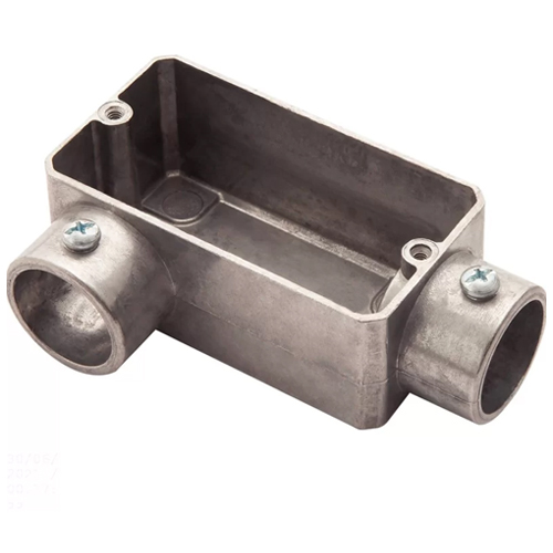 Condulete Alumínio Fixo Tipo Lr 1 Polegada Sem Rosca Sem Pintura Sem Tampa Sem Vedação - Wetzel