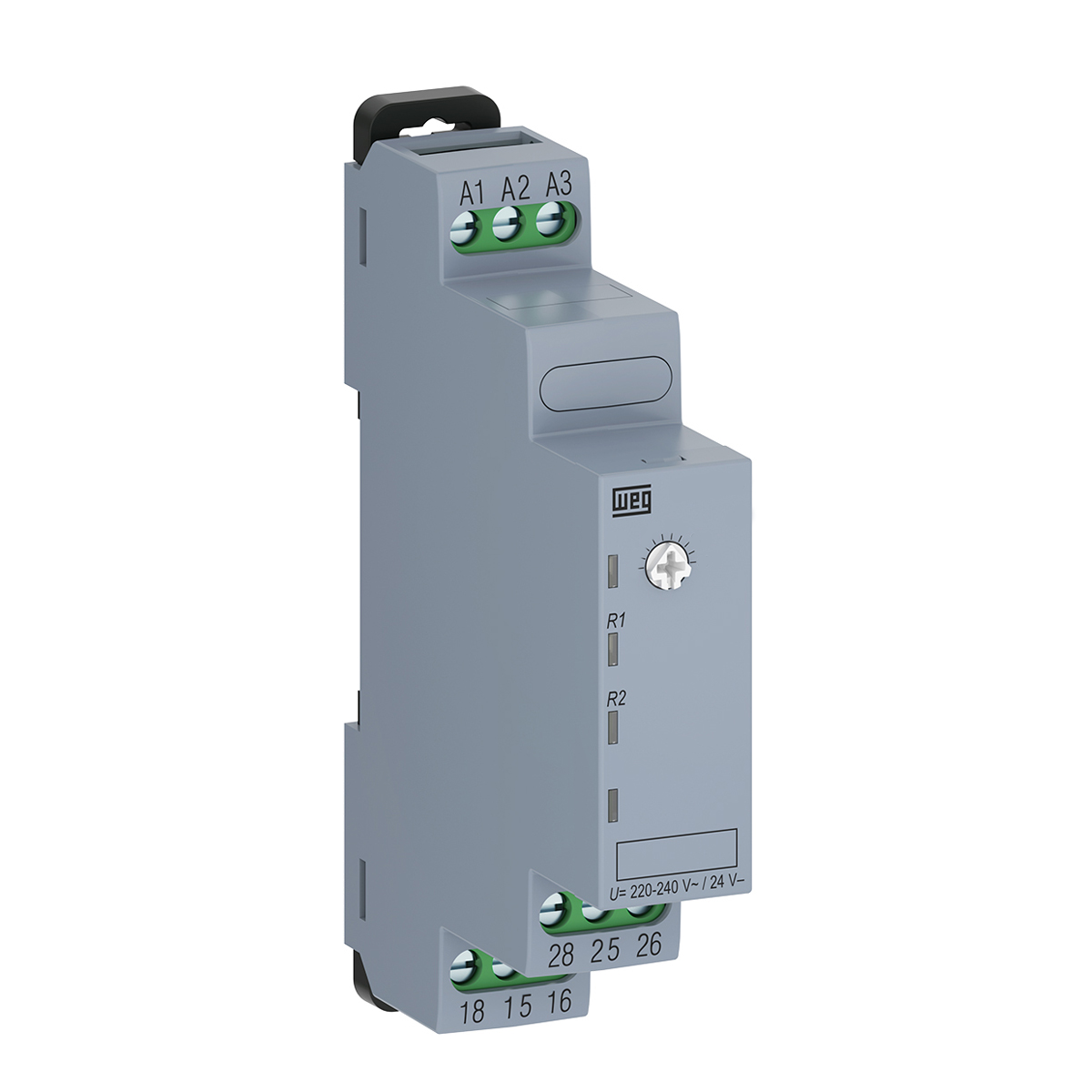 Relé Temporizador Eletrônico 3-30S Estrela/Triângulo 2Naf 220-240Vca/24Vcc RTW17-G02U030SE40 - WEG